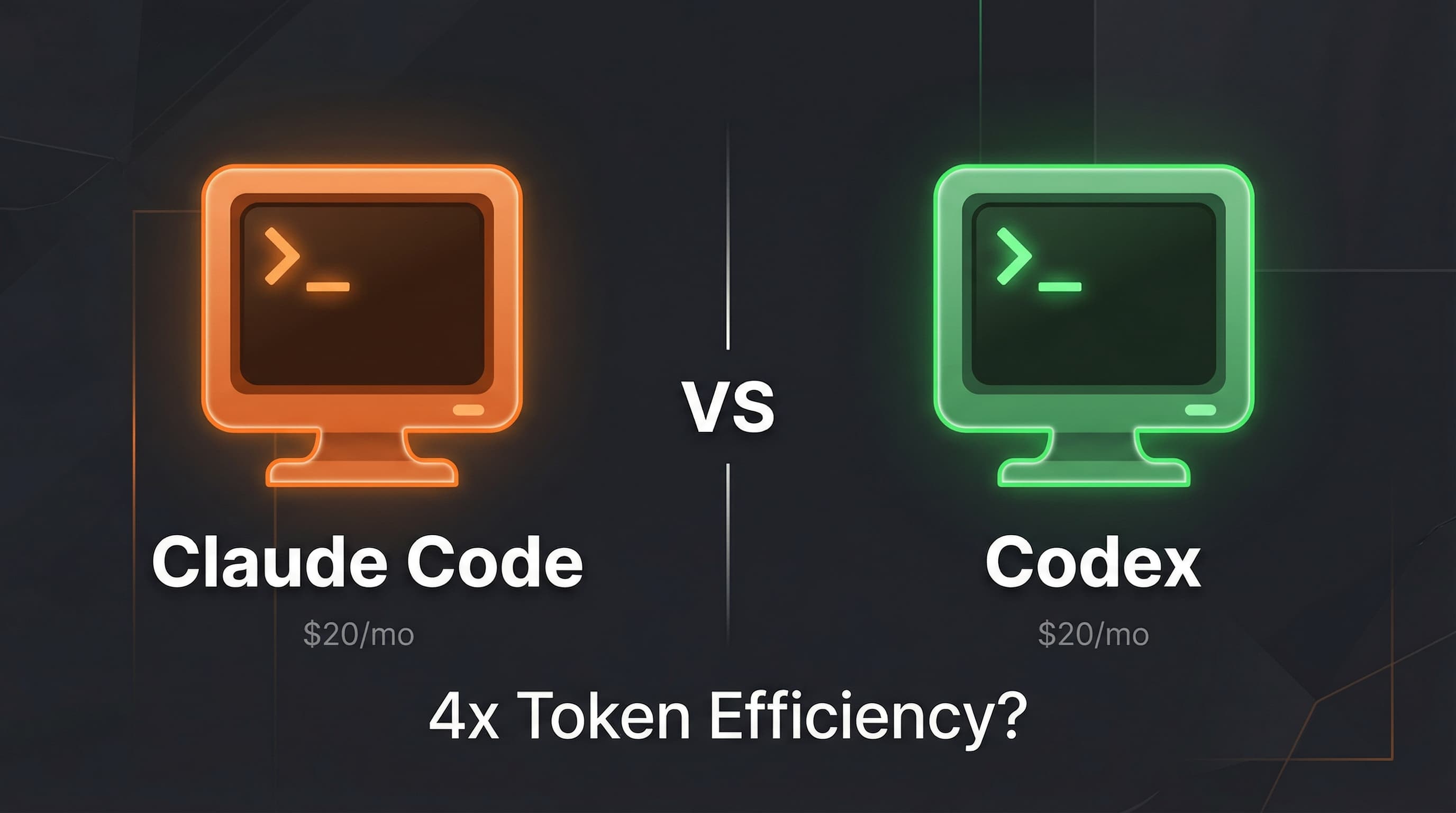 Claude Code vs OpenAI Codex: $20/mo Each but OpenAI Claims 4x Better Token Efficiency [2026] - Featured Image
