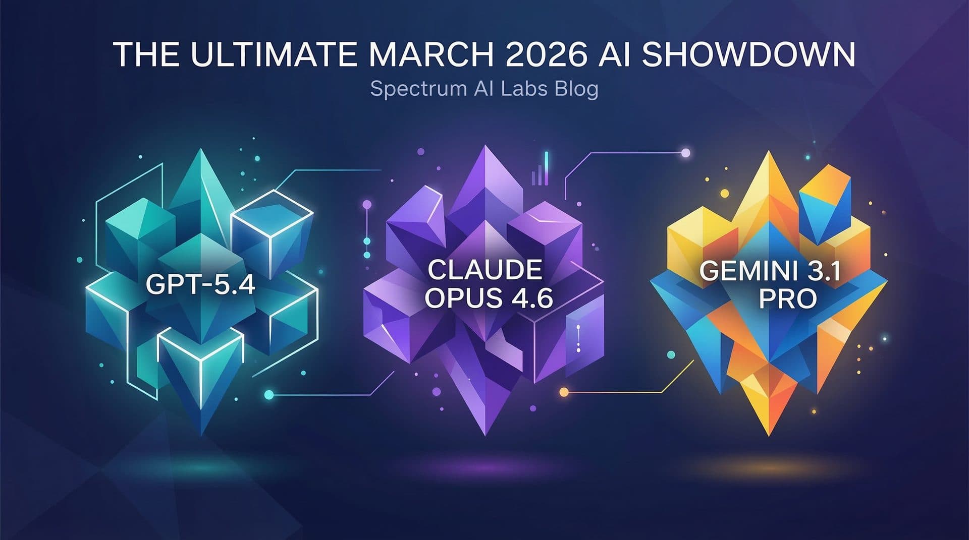GPT-5.4 vs Claude Opus 4.6 vs Gemini 3.1 Pro: March 2026 Showdown