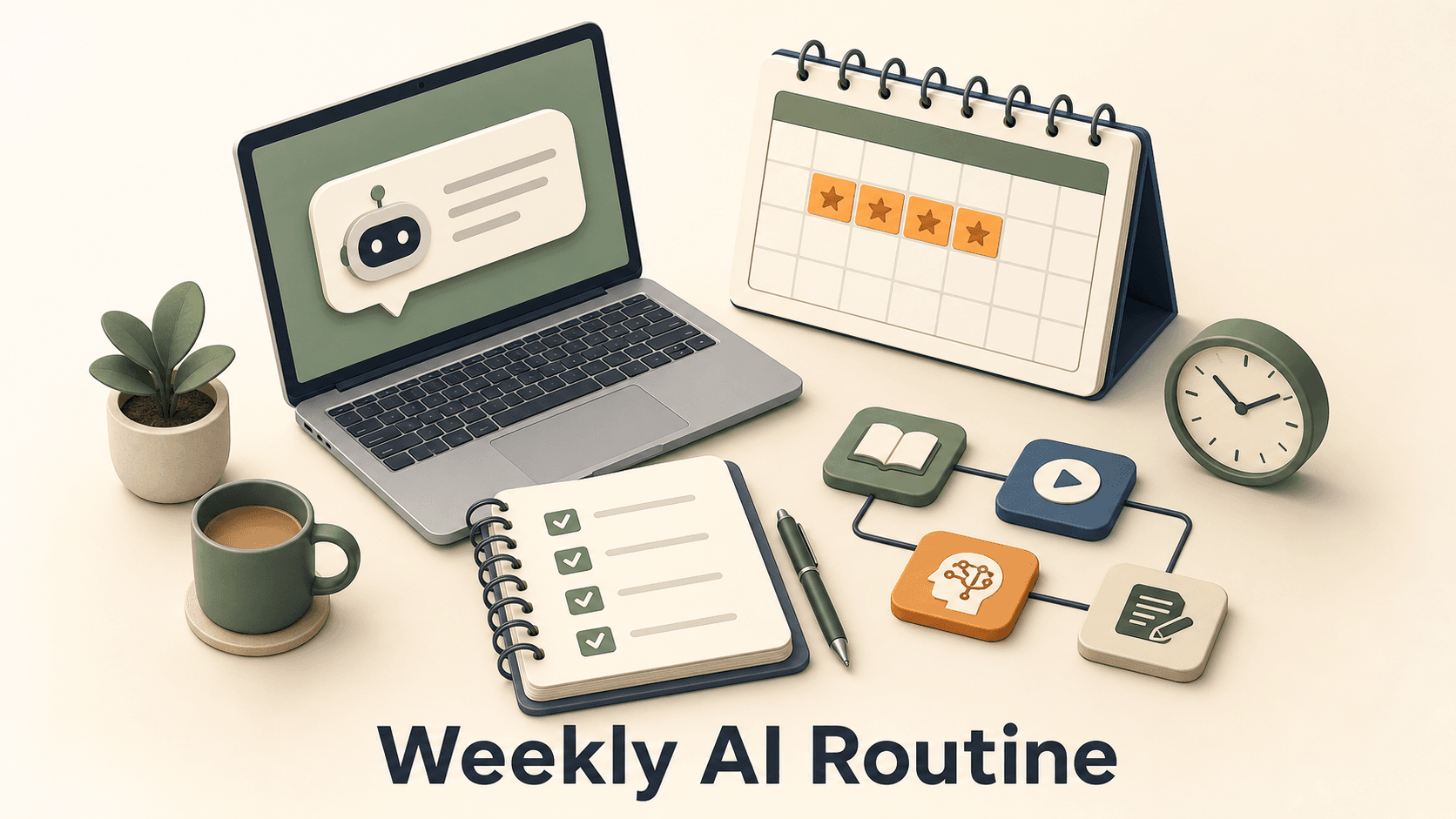 How to Build a Weekly AI Learning Routine if You Work Full Time - Featured Image